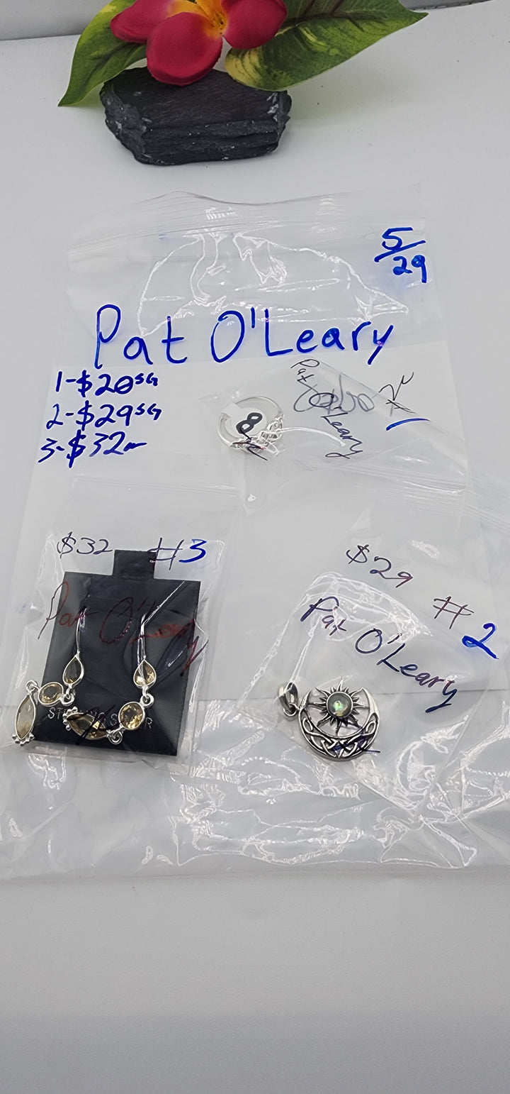 RESERVED FOR: Pat O'Leary - 5/29/2025 tiktok Live Show - 3 Sterling Silver Items