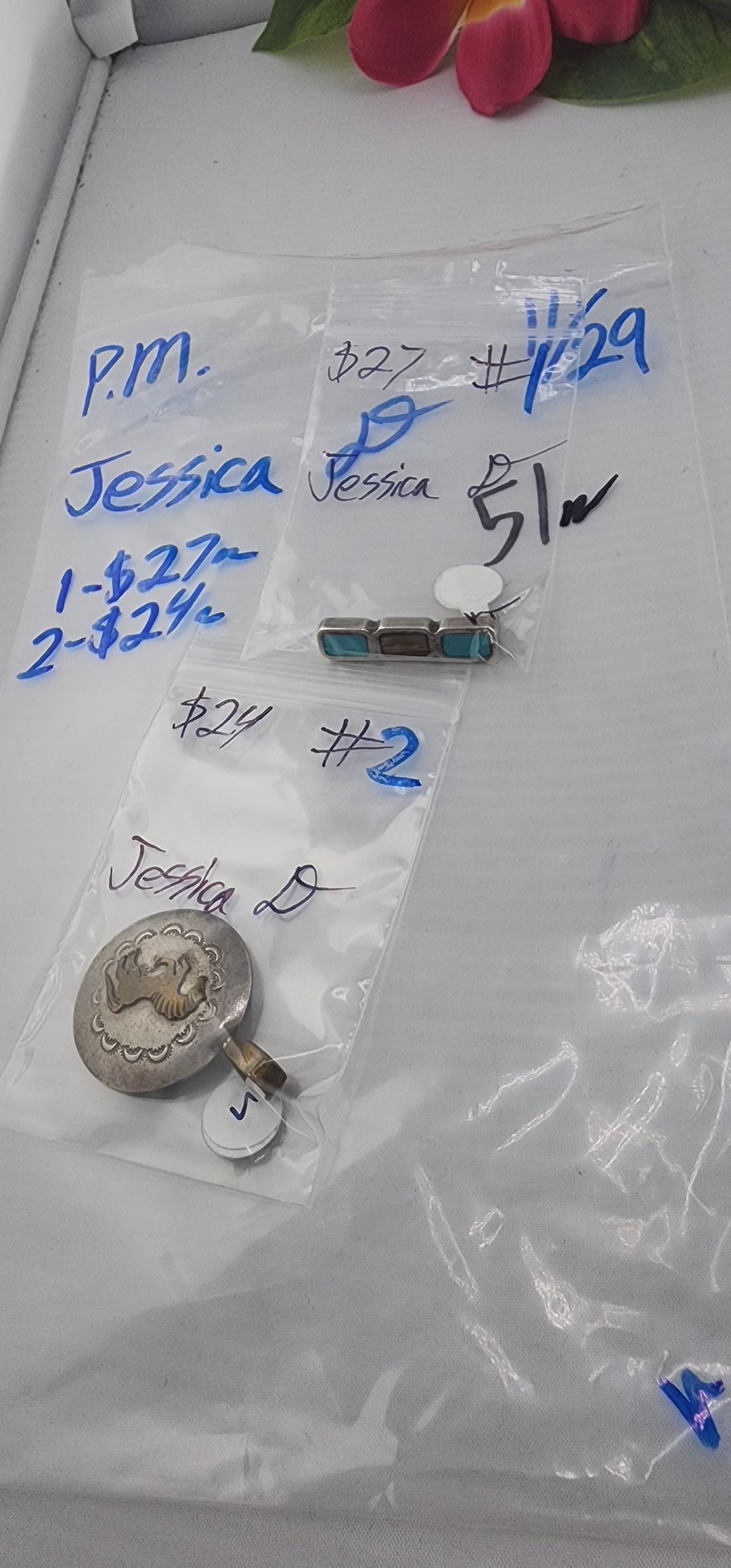 PM SHOW 48HR - RESERVED FOR: Jessica D - 11/29/2025 tiktok Live Show - 2 Sterling Silver Items