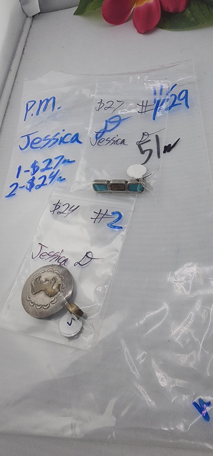 PM SHOW 48HR - RESERVED FOR: Jessica D - 11/29/2025 tiktok Live Show - 2 Sterling Silver Items
