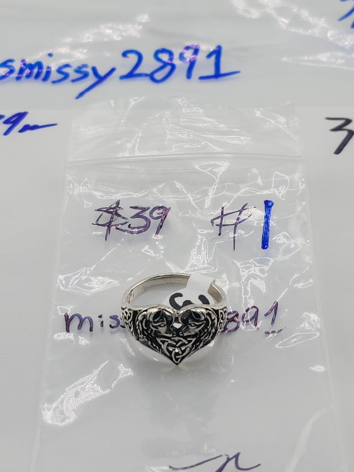 RESERVED FOR: missmissy2891 - 5/29/2025 tiktok Live Show - 1 Sterling Silver Items