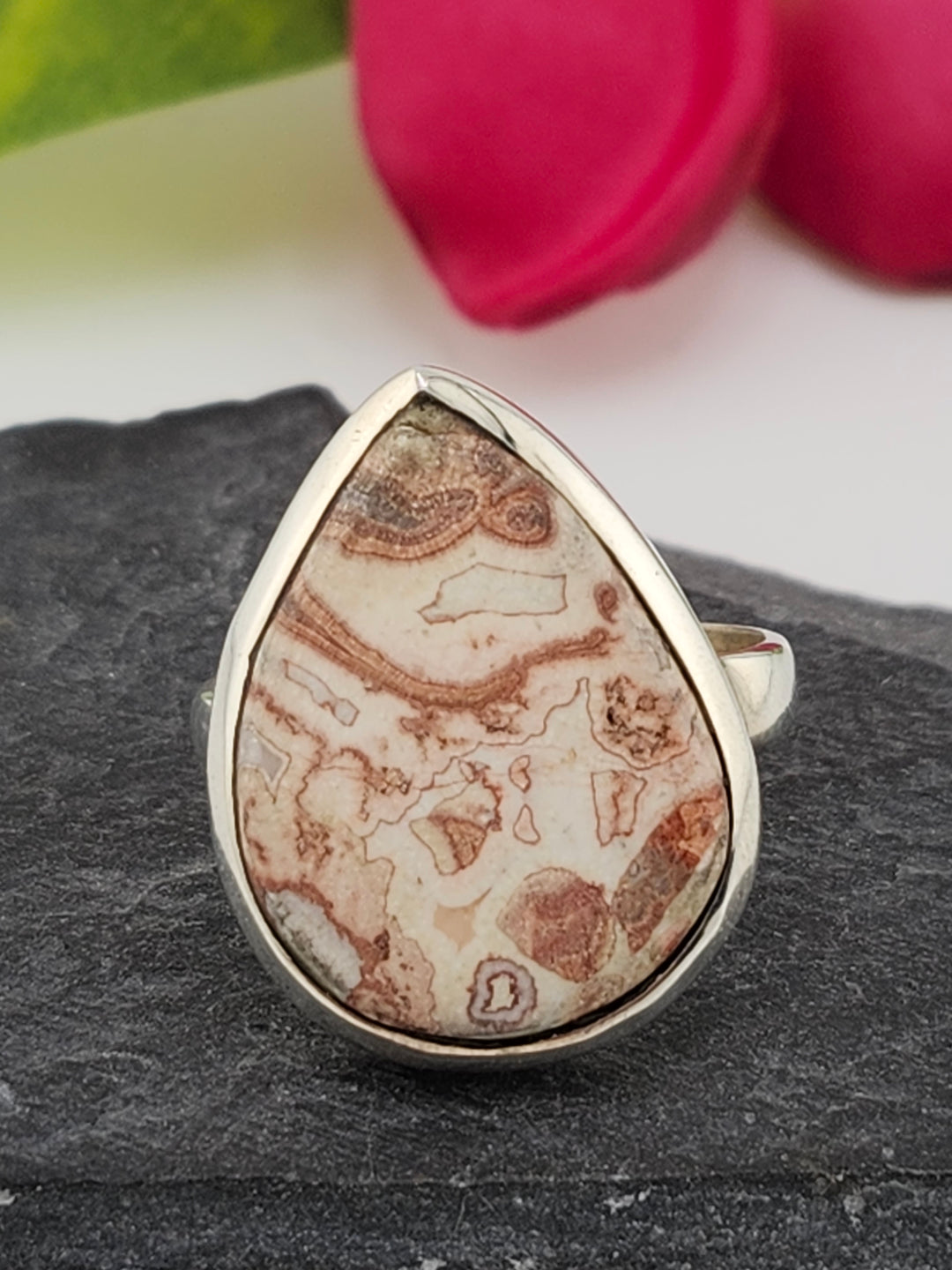 Mexican Jasper Ring Size 9