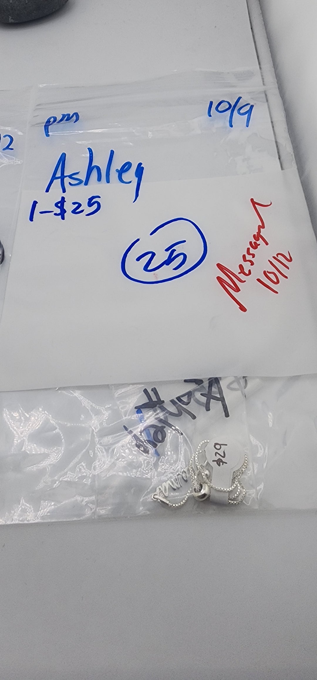 PM SHOW 48HR - RESERVED FOR: Ashley - 10/9/2025 FL tiktok Live Show - 1 Sterling Silver Items