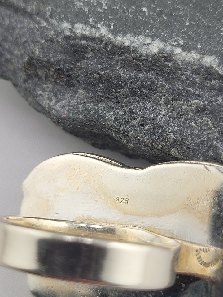 Cluster Ethiopian Opal Ring Size 6