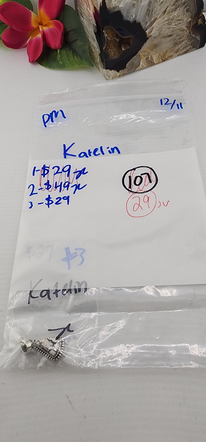 PM SHOW 48HR - RESERVED FOR: Katelin - 12/11/2025 tiktok Live Show - 1 Sterling Silver Items