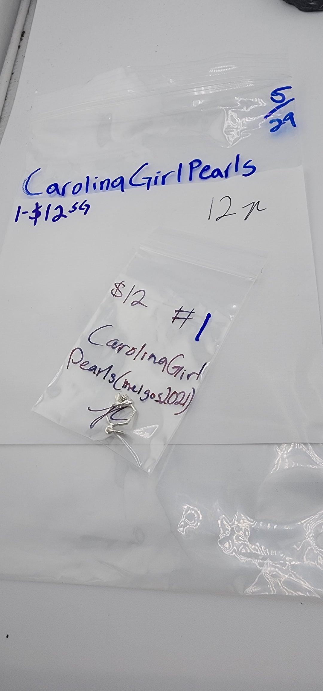 RESERVED FOR: CarolinaGirlPearls (melgos2021) - 5/29/2025 tiktok Live Show - 1 Sterling Silver Items