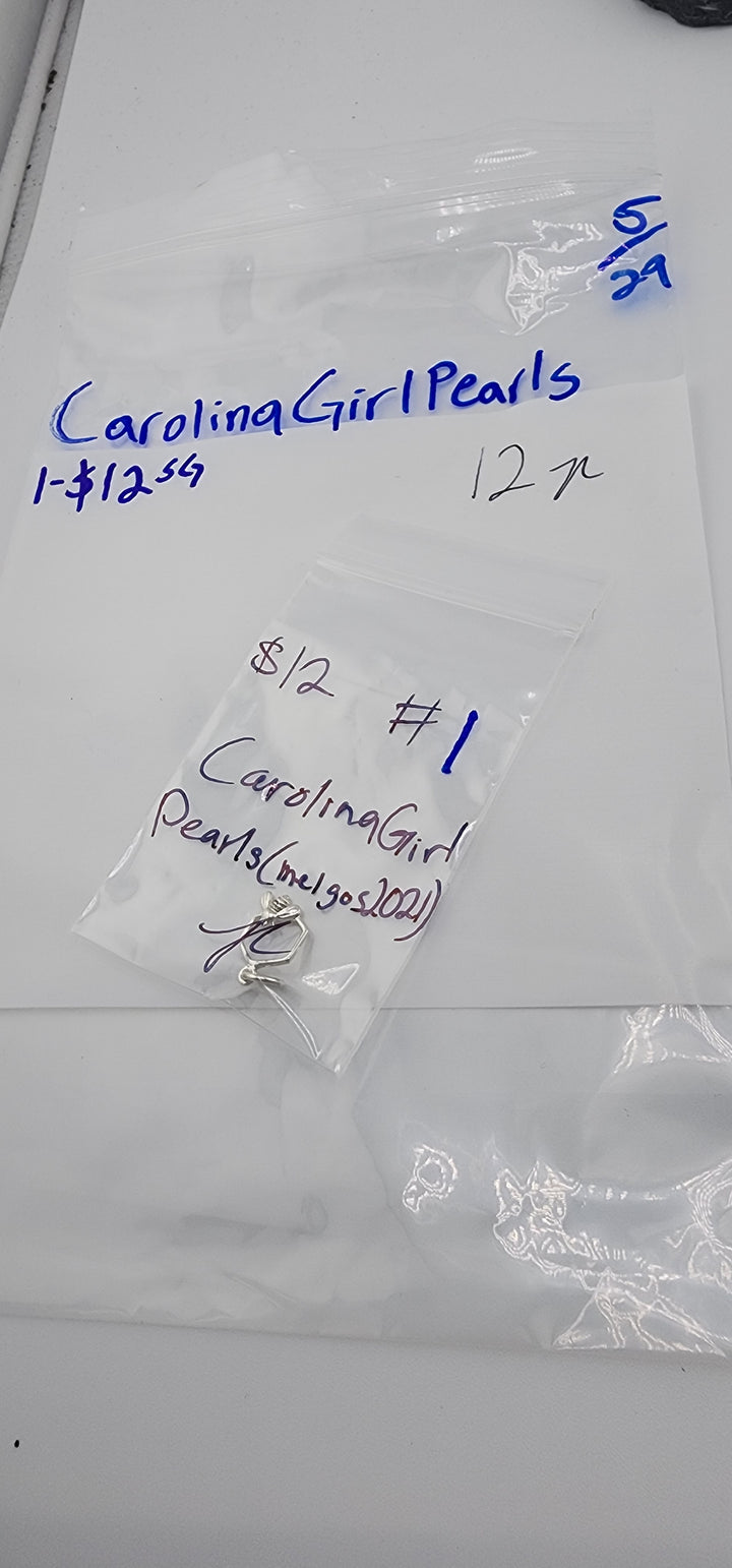 RESERVED FOR: CarolinaGirlPearls (melgos2021) - 5/29/2025 tiktok Live Show - 1 Sterling Silver Items