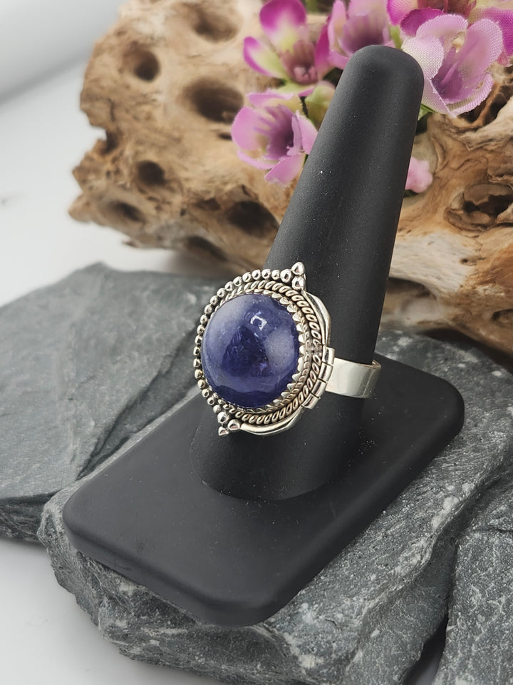 Tanzanite Round Ring Size 10