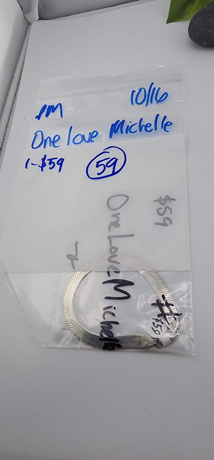 PM SHOW 48HR - RESERVED FOR: Onelovemichelle - 10/16/2025 FL tiktok Live Show - 1 Sterling Silver Items