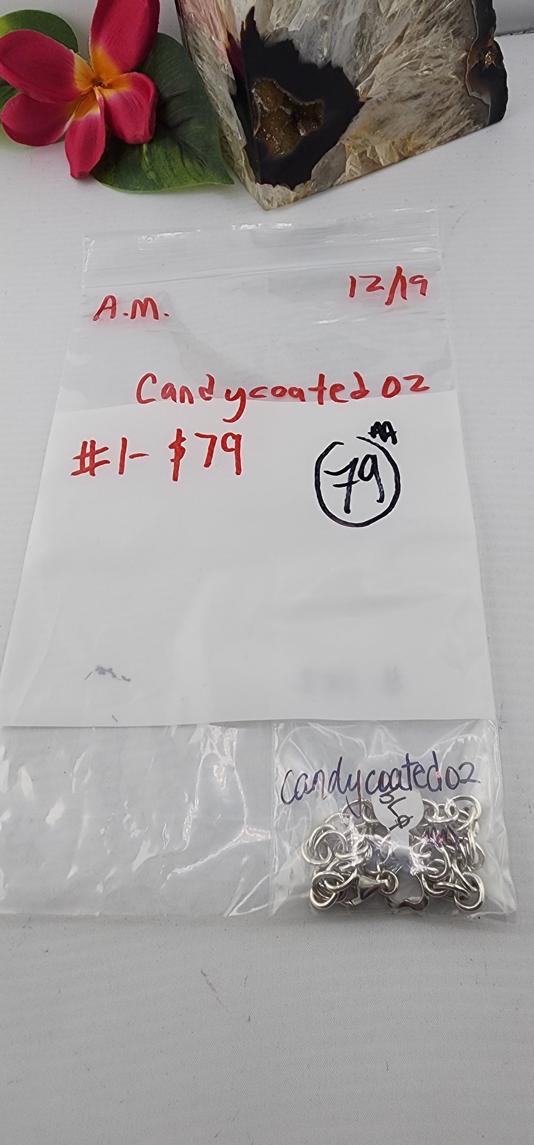 AM SHOW 48HR RESERVED FOR: candycoated02 - 12/19/2025 FL tiktok Live Show - 1 Sterling Silver Items