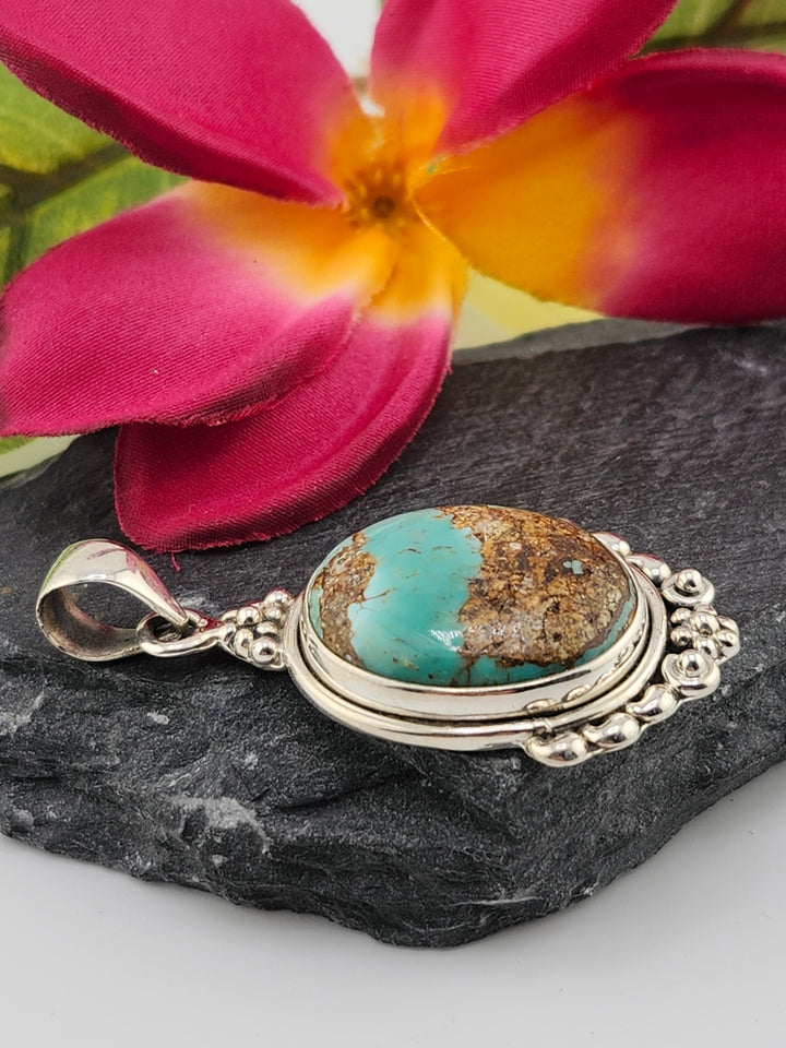 Royston Ribbon Turquoise Pendant