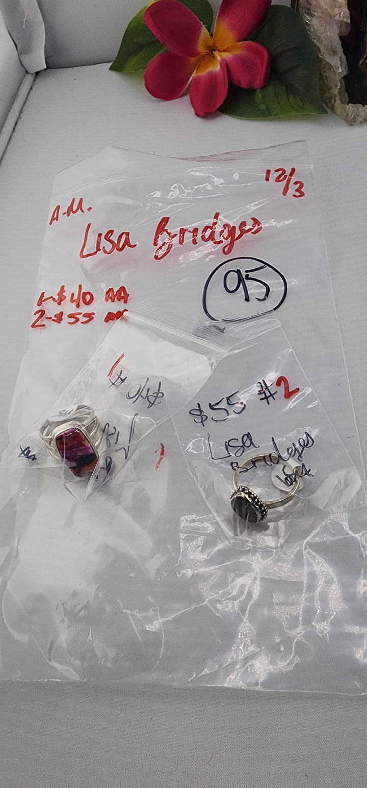 AM SHOW 48HR RESERVED FOR: Lisa Bridges - 12/3/2025 FL tiktok Live Show - 2 Sterling Silver Items