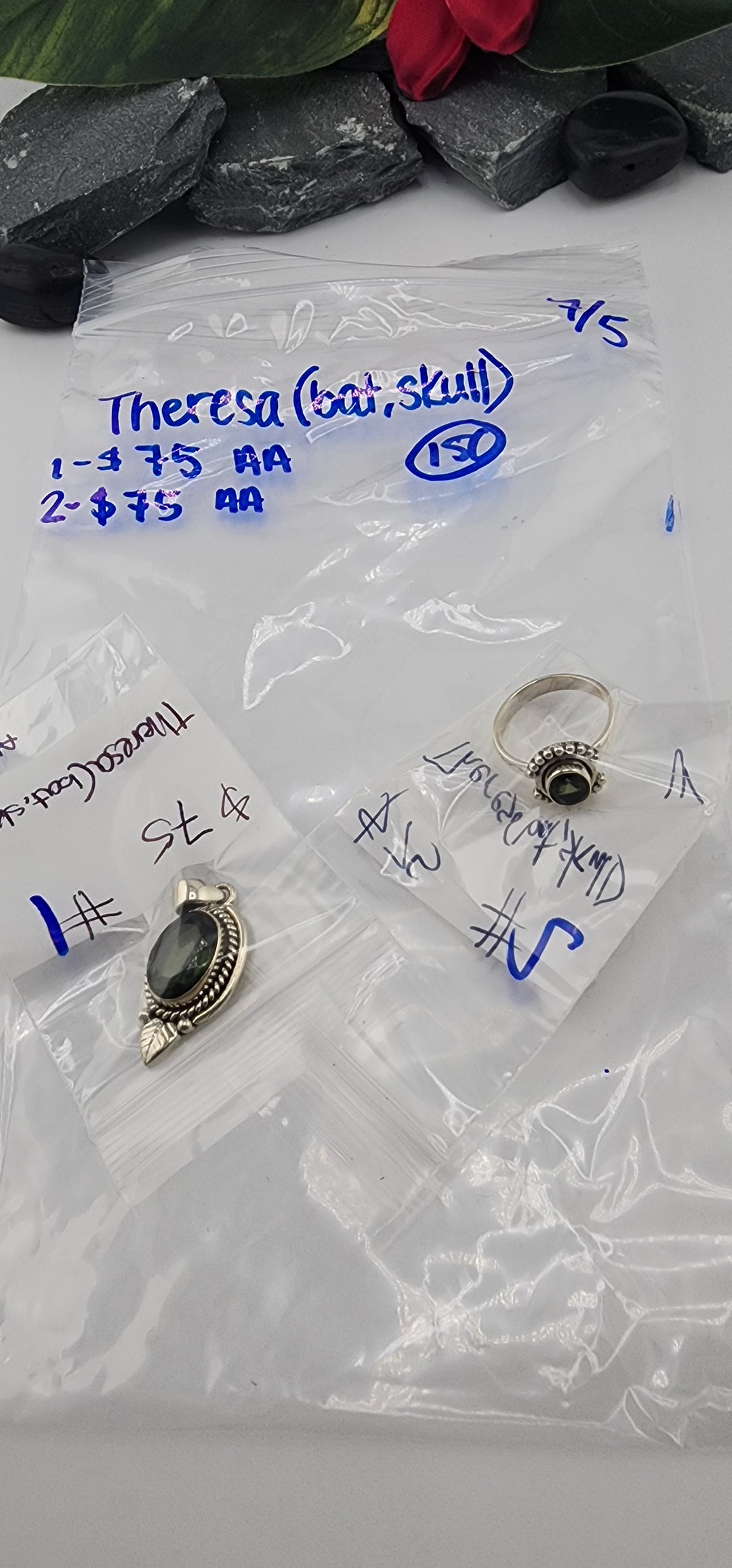 48HR - RESERVED FOR: Theresa🦇💀- 7/5/2025 FL tiktok Live Show -2  Sterling Silver Items