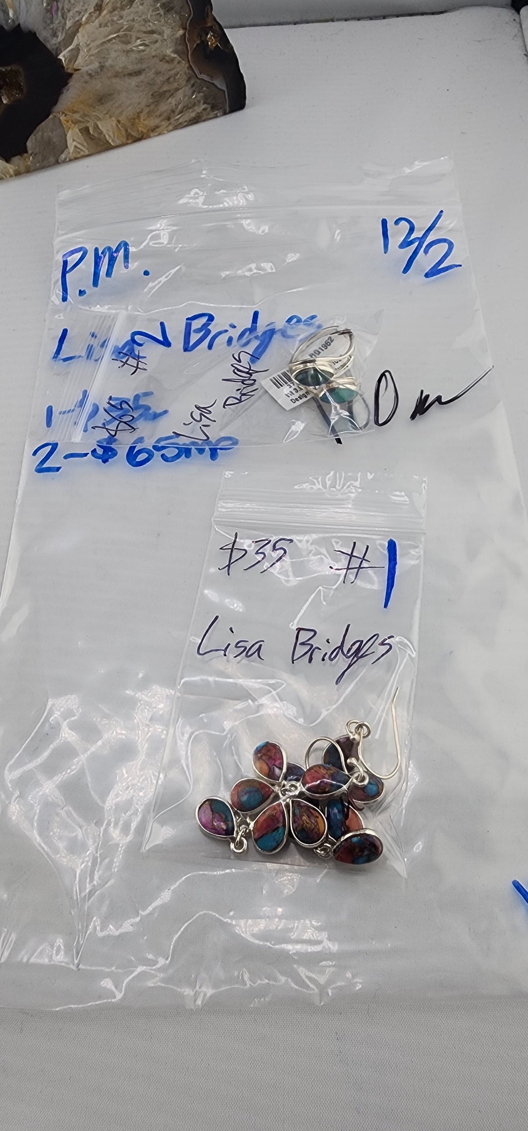 PM SHOW 48HR - RESERVED FOR: Lisa Bridges - 12/2/2025 tiktok Live Show - 2 Sterling Silver Items