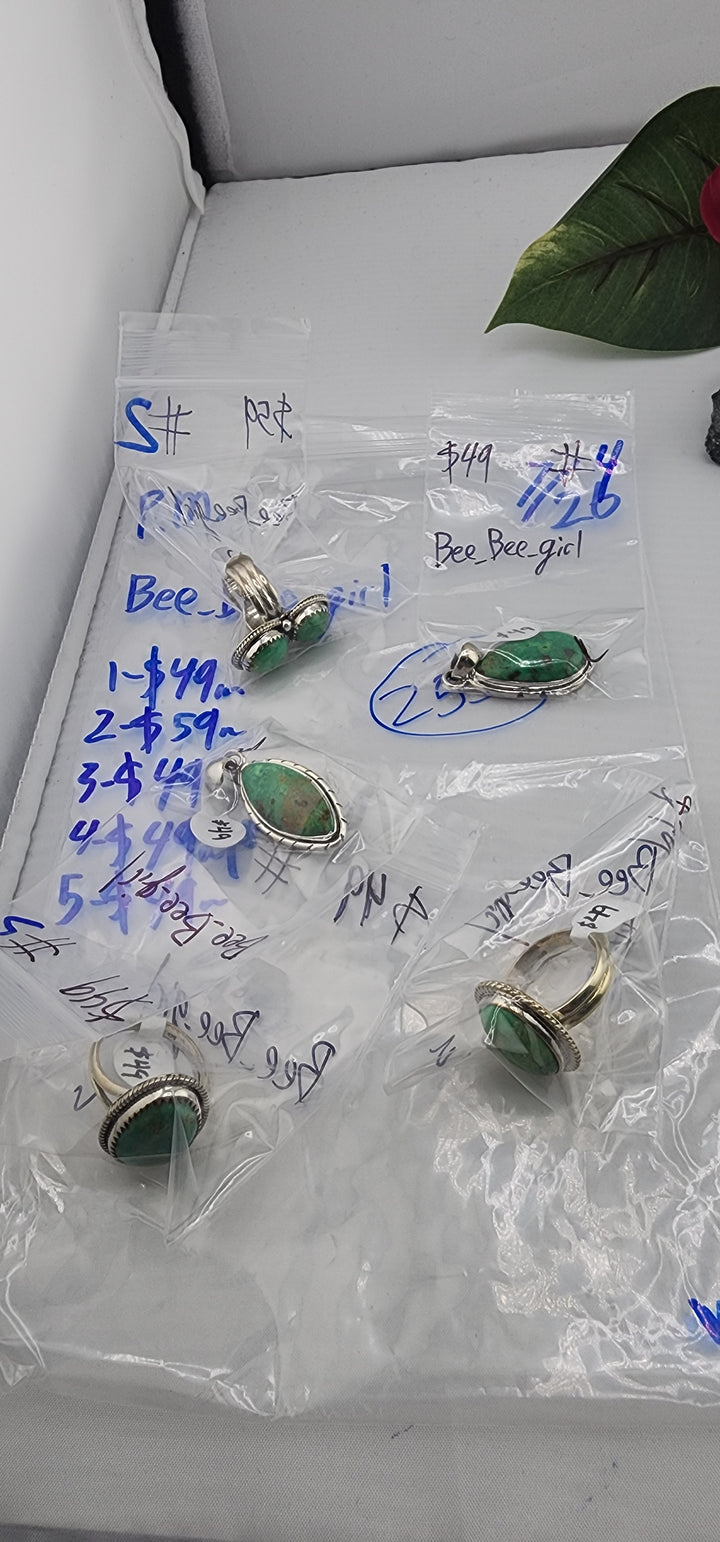 PM SHOW 24HR - RESERVED FOR: Bee_Bee_girl  - 7/26/2025 FL tiktok Live Show - 5 Sterling Silver Items