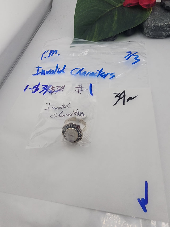 Invalid Characters - 3/3/26 - 1 925 Sterling Silver Items