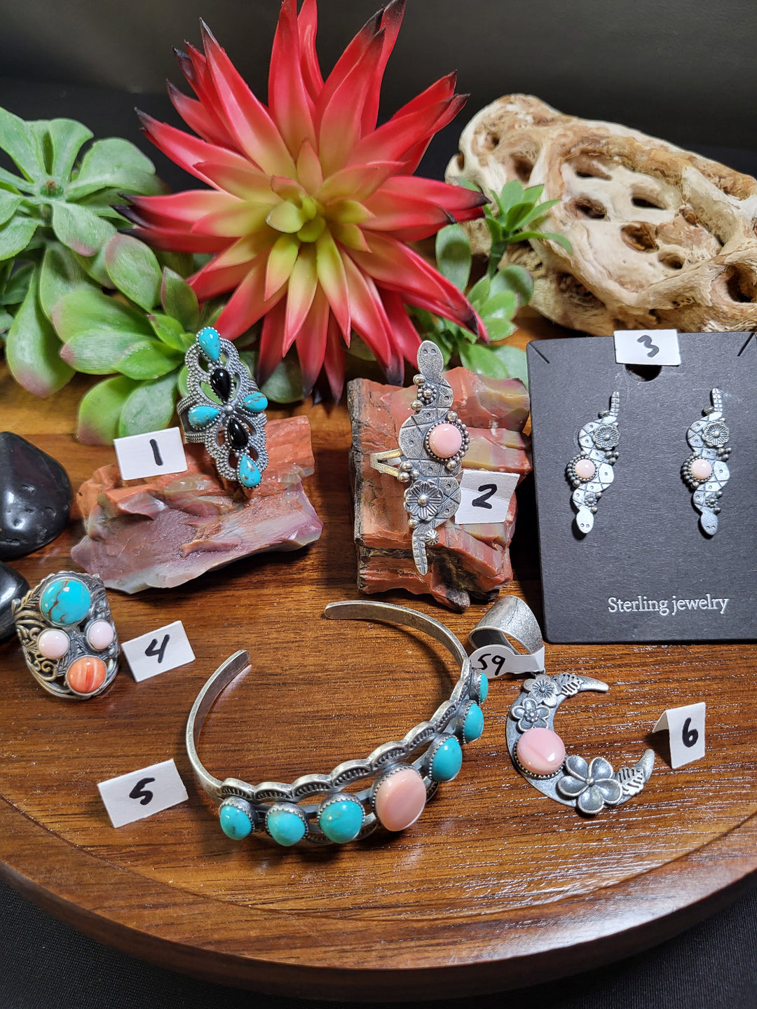 RESERVED FOR: Gina Workman929 7/24/24- 6 Sterling Silver Items