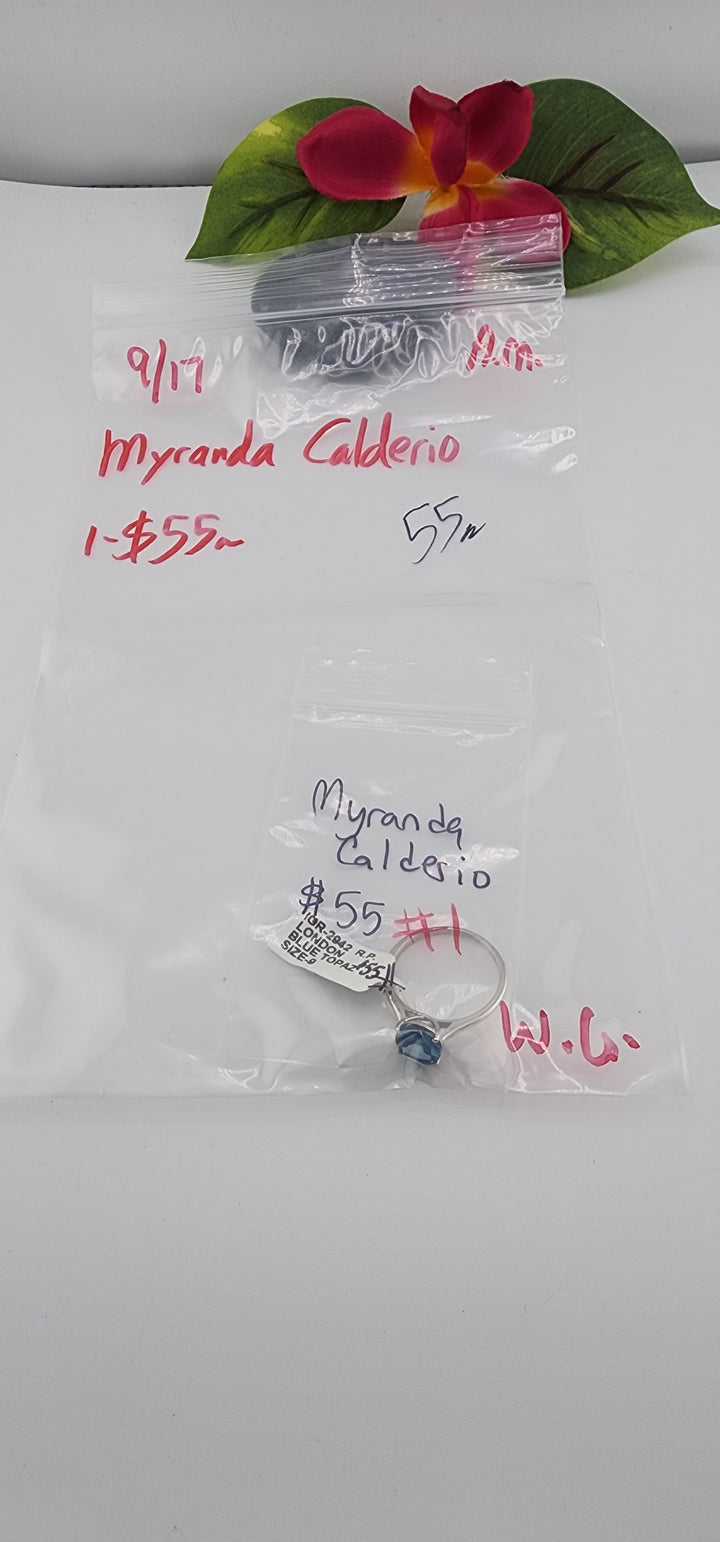 AM SHOW 48HR - RESERVED FOR: Myranda Calderio - 9/17/2025 FL tiktok Live Show - 1 Sterling Silver Items