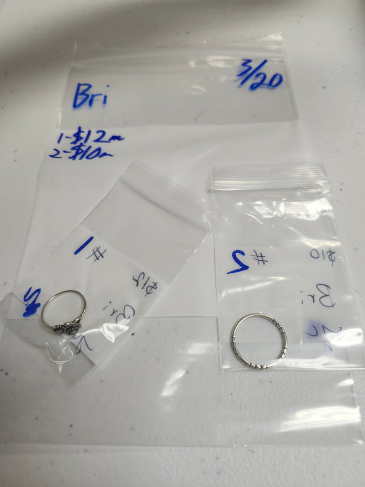 RESERVED FOR: Bri - 3/20/2025 Live Show - 2 Sterling Silver Items