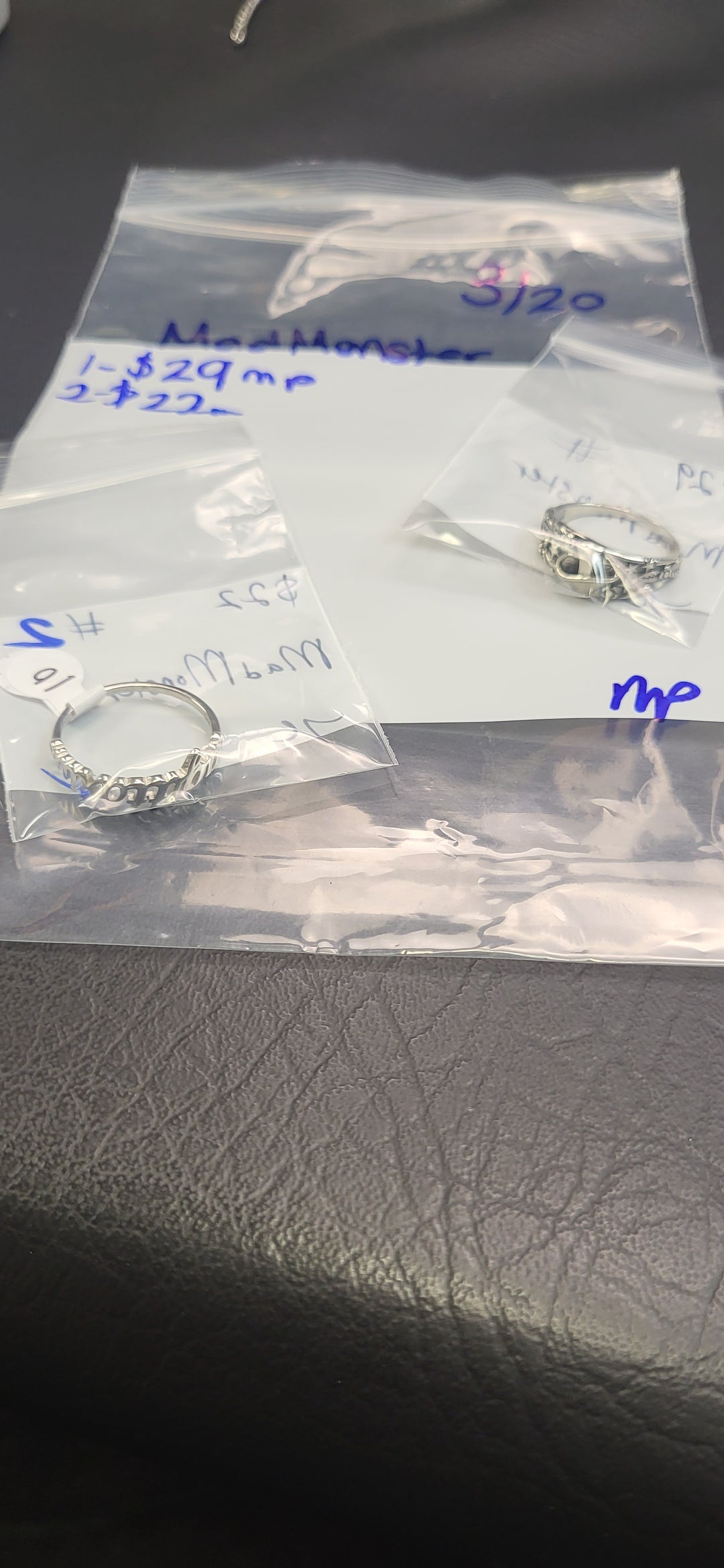 RESERVED FOR: MadMonster  - 3/20/2025 Live Show -  Sterling Silver Items