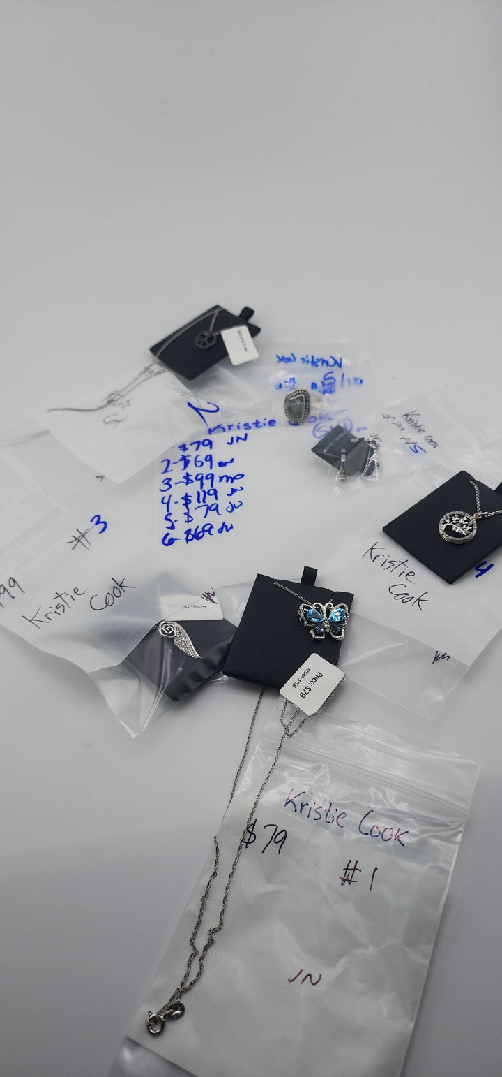RESERVED FOR:  Kristie Cook- 5/10/2025 tiktok Live Show -6  Sterling Silver Items