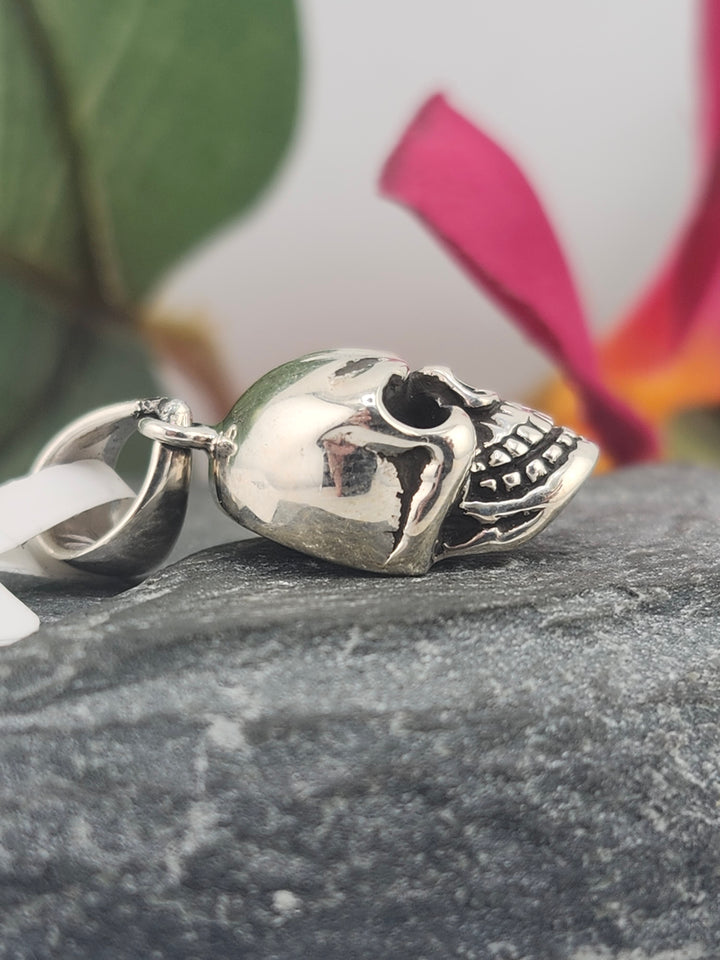 Designer SOMS 925 Sterling Silver Skull Pendant