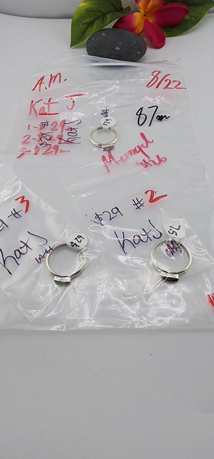 AM SHOW 48HR - RESERVED FOR: Kat J - 8/22/2025 FL tiktok Live Show - 3 Sterling Silver Items