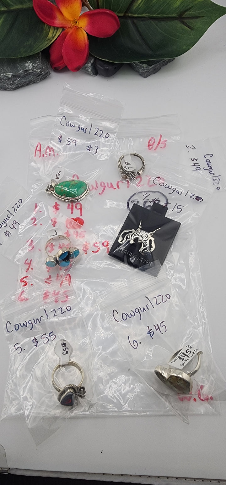 AM SHOW 48HR - RESERVED FOR: Cowgurl220 - 8/5/2025 FL tiktok Live Show - 6 Sterling Silver Item