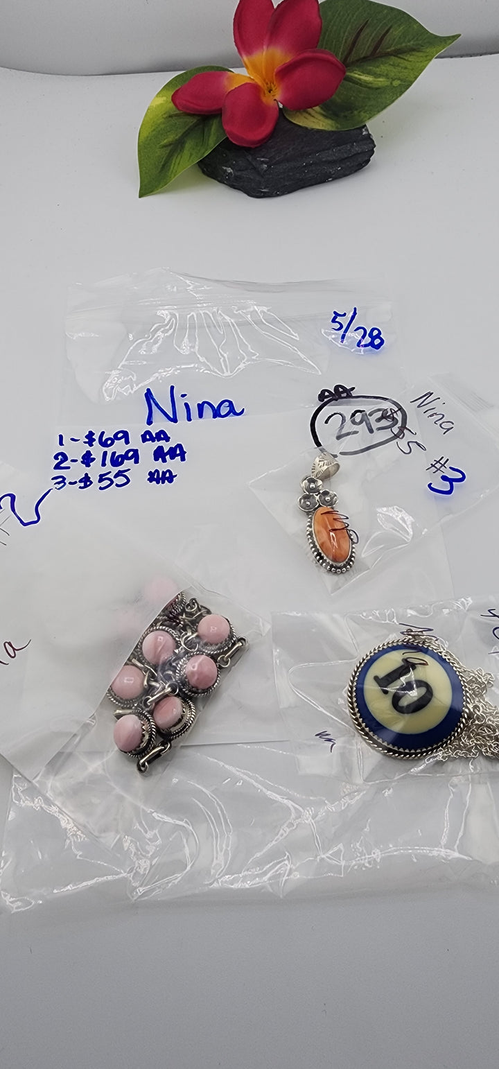 RESERVED FOR: Nina - 5/28/2025 tiktok Live Show - 3 Sterling Silver Items