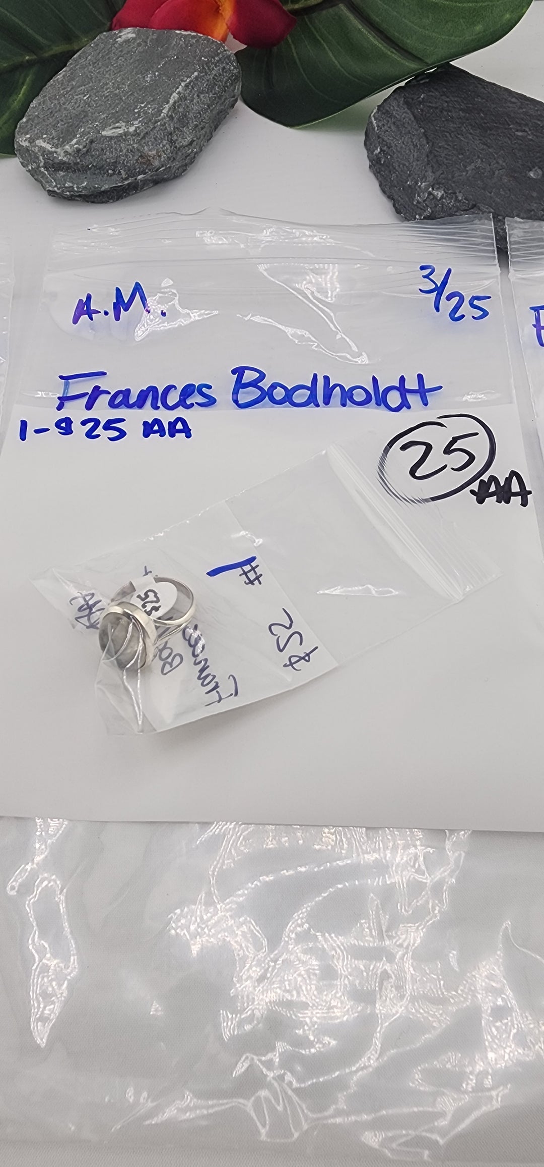 RESERVED FOR: Frances Bodholdt - 3/25/2025 A.M. Live Show - 1 Sterling Silver Items