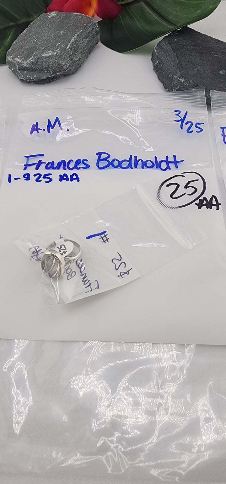 RESERVED FOR: Frances Bodholdt - 3/25/2025 A.M. Live Show - 1 Sterling Silver Items