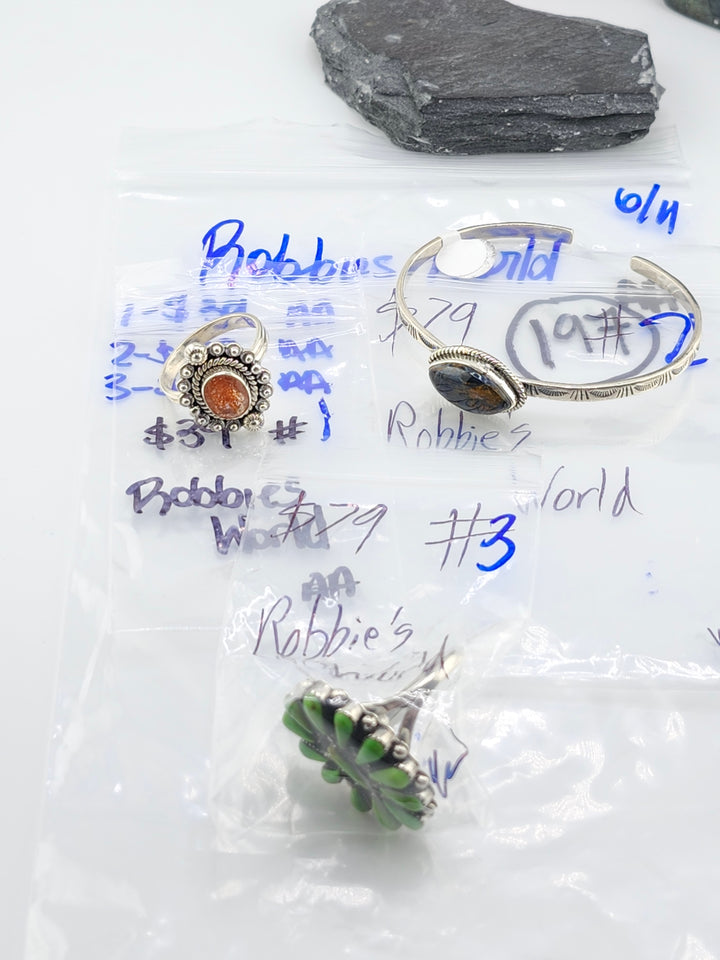 RESERVED FOR: Robbies World - 6/11/2025 tiktok Reservation Live Show - 3 Sterling Silver Items