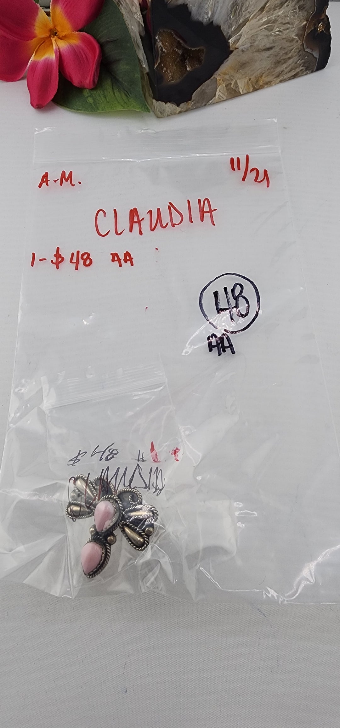AM SHOW 48HR RESERVED FOR: CLAUDIA - 11/21/2025 FL tiktok Live Show - 1 Sterling Silver Items