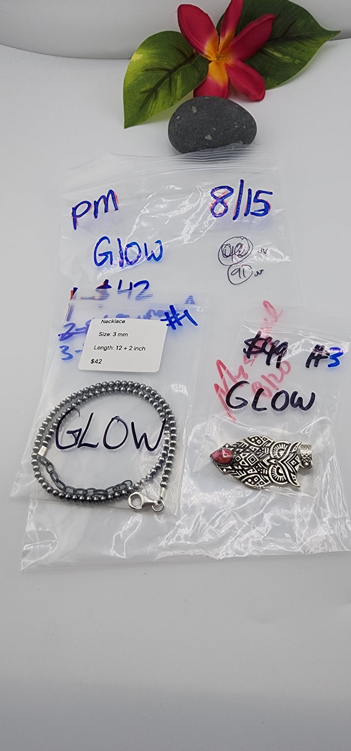PM SHOW 48HR - RESERVED FOR:  GLOW- 8/15/2025 FL tiktok Live Show -2  Sterling Silver Items