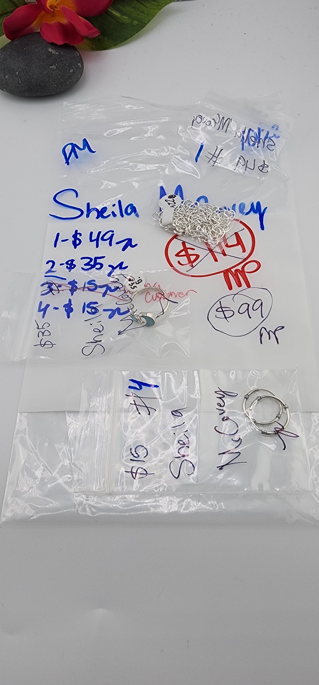 PM SHOW 48HR - RESERVED FOR: Sheila McCovey  - 10/28/2025 FL tiktok Live Show - 3 Sterling Silver Items