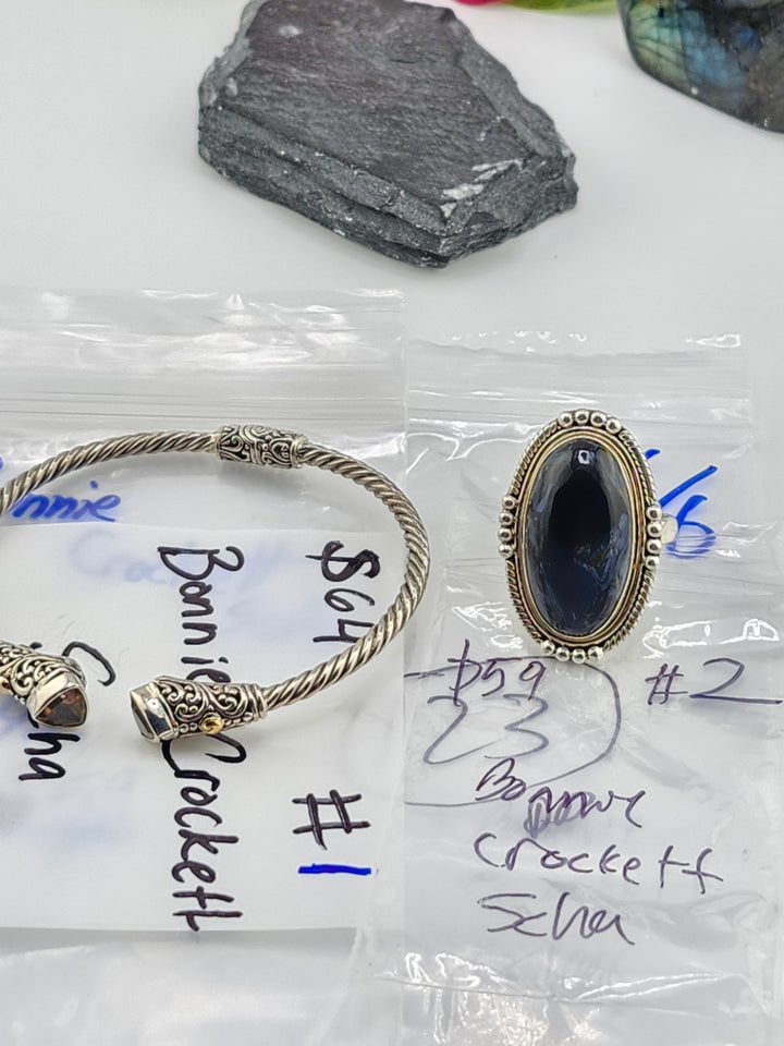RESERVED FOR: Bonnie Crockett Scha - 6/6/2025 tiktok Reservation Live Show - 2 Sterling Silver Items
