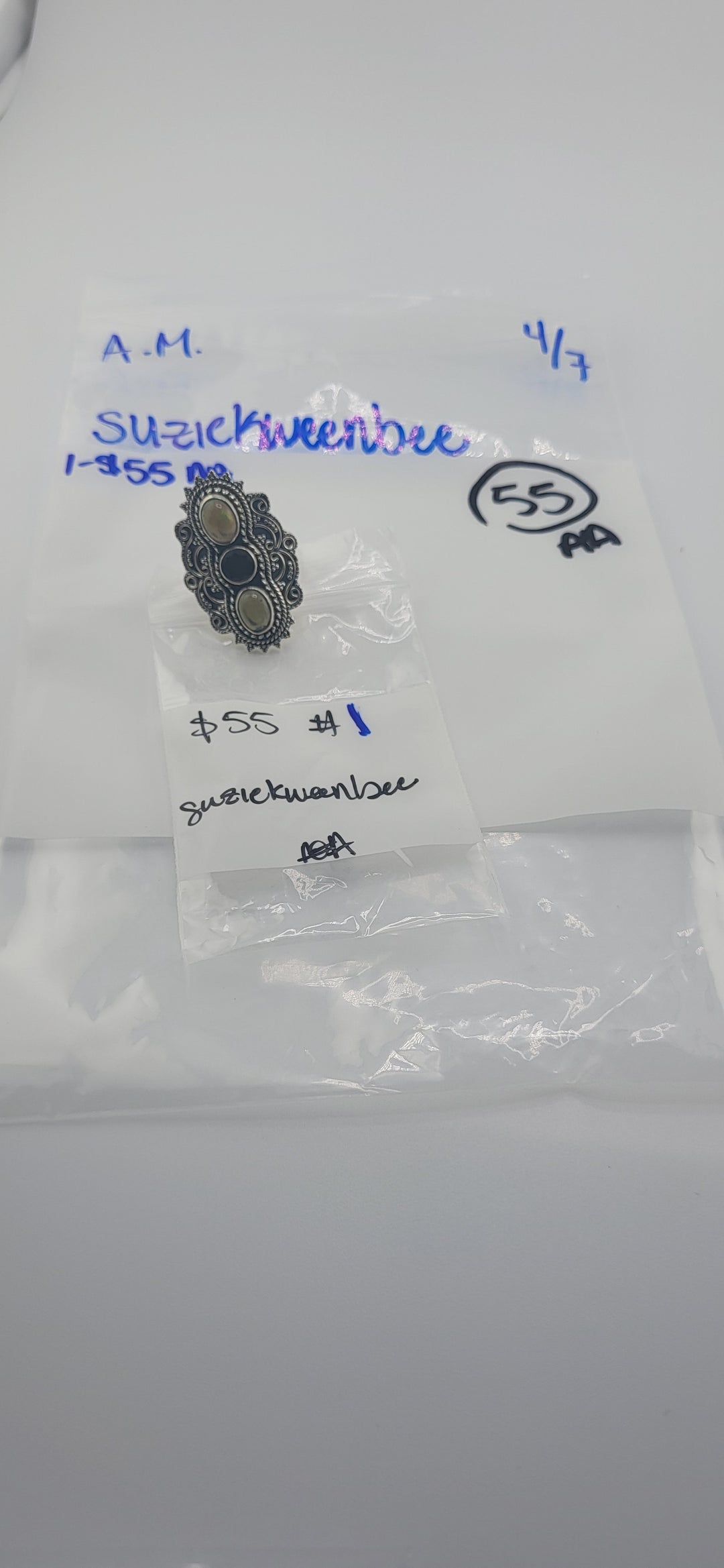 RESERVED FOR: suziekweenbee -4/7/2025 tiktok A.M Live Show - 1 Sterling Silver Items