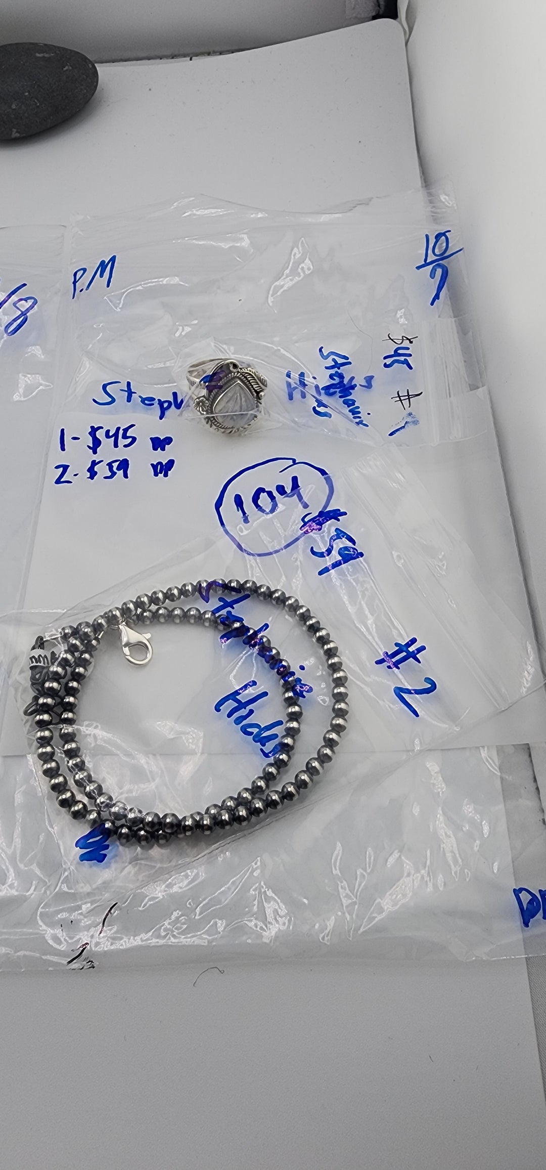 PM SHOW 48HR - RESERVED FOR: Stephanie Hicks - 10/7/2025 FL tiktok Live Show - 2 Sterling Silver Items