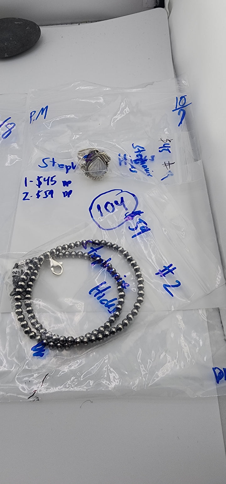 PM SHOW 48HR - RESERVED FOR: Stephanie Hicks - 10/7/2025 FL tiktok Live Show - 2 Sterling Silver Items