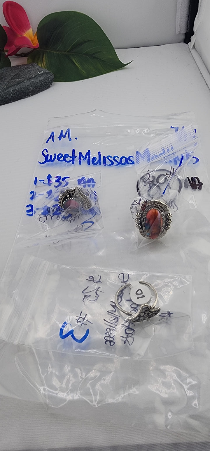 AM SHOW 48HR - RESERVED FOR: SweetMelissasMadHats - 7/14/2025 FL tiktok Live Show - 3 Sterling Silver Items