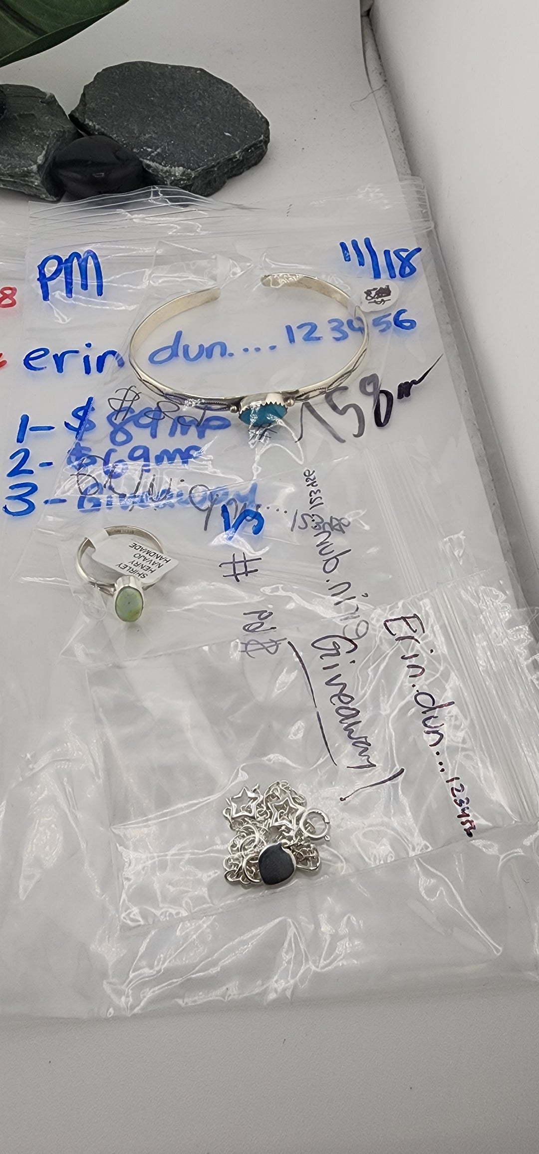 PM SHOW 48HR - RESERVED FOR: erin.dun...123456 - 11/18/2025 tiktok Live Show - 3 Sterling Silver Items