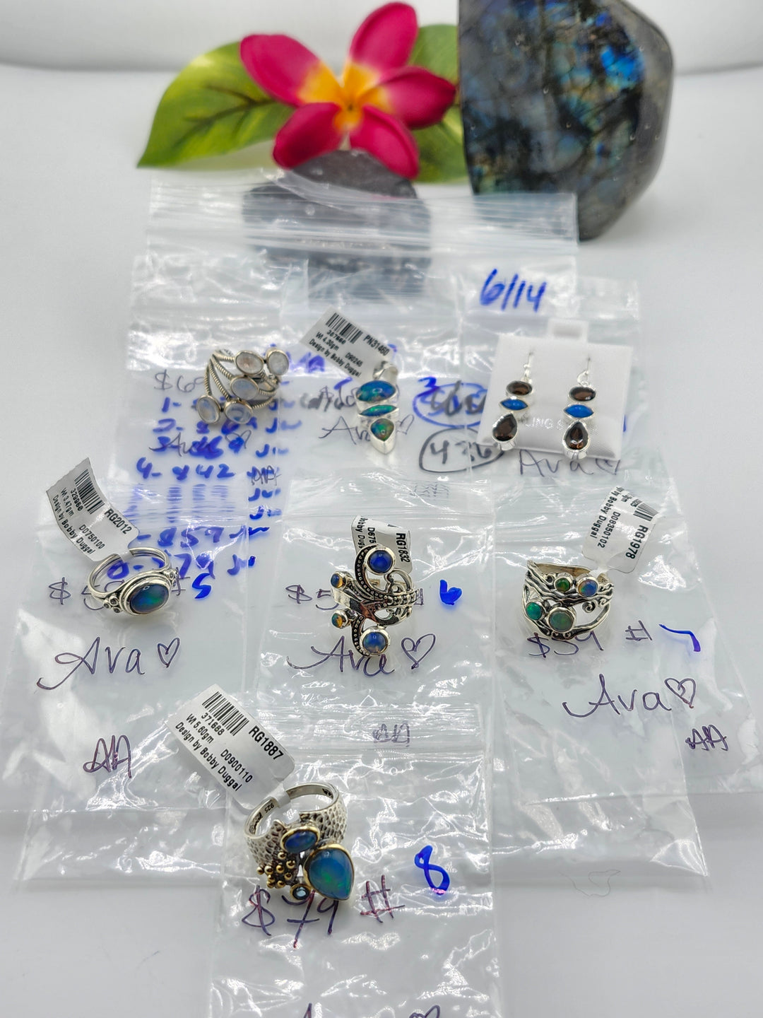 48HR - RESERVED FOR: Ava🤍 - 6/14/2025 FL tiktok Live Show -7 Sterling Silver Items