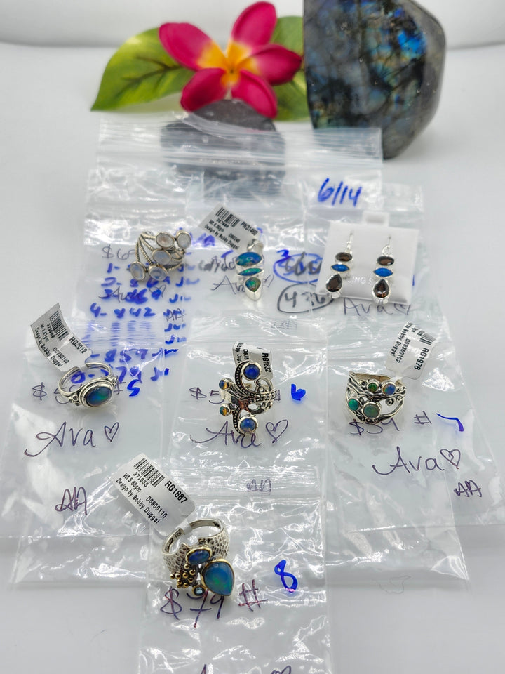 48HR - RESERVED FOR: Ava🤍 - 6/14/2025 FL tiktok Live Show -7 Sterling Silver Items