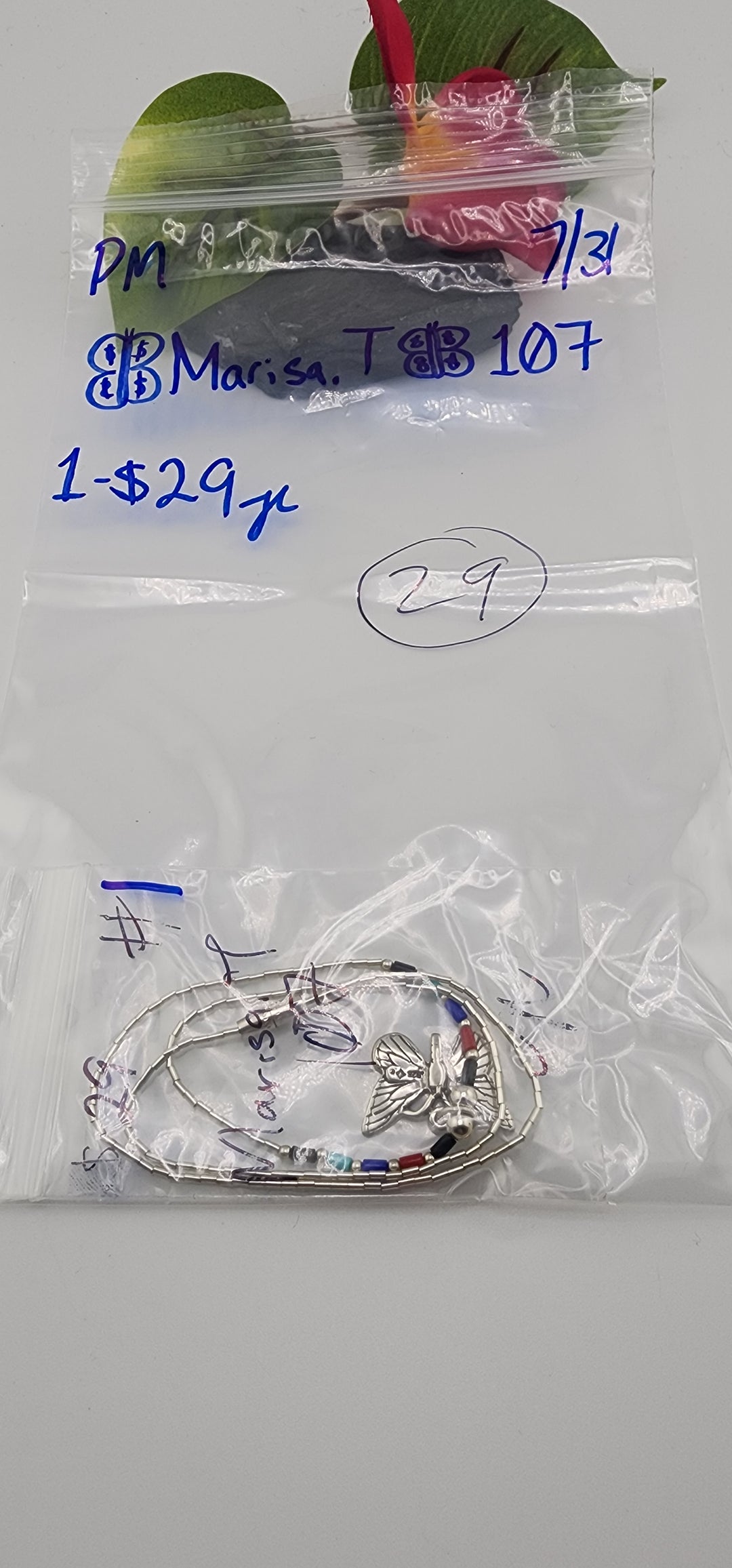 PM SHOW 48HR - RESERVED FOR: 🦋 Marisa.T 🦋 107 - 7/31/2025 FL tiktok Live Show -  1 Sterling Silver Items