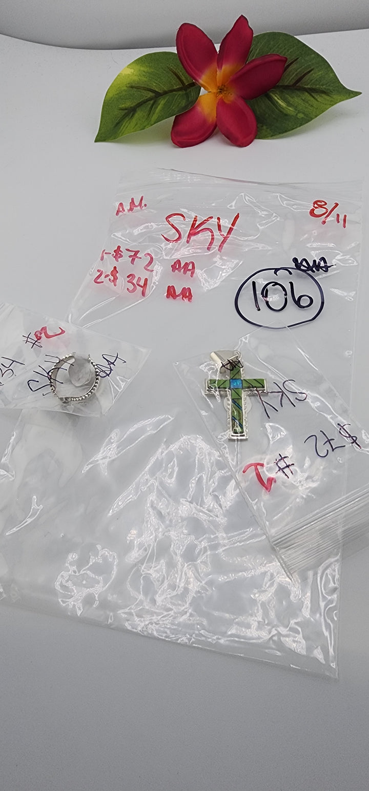 AM SHOW 48HR - RESERVED FOR: SKY - 8/11/2025 FL tiktok Live Show - 2 Sterling Silver Items