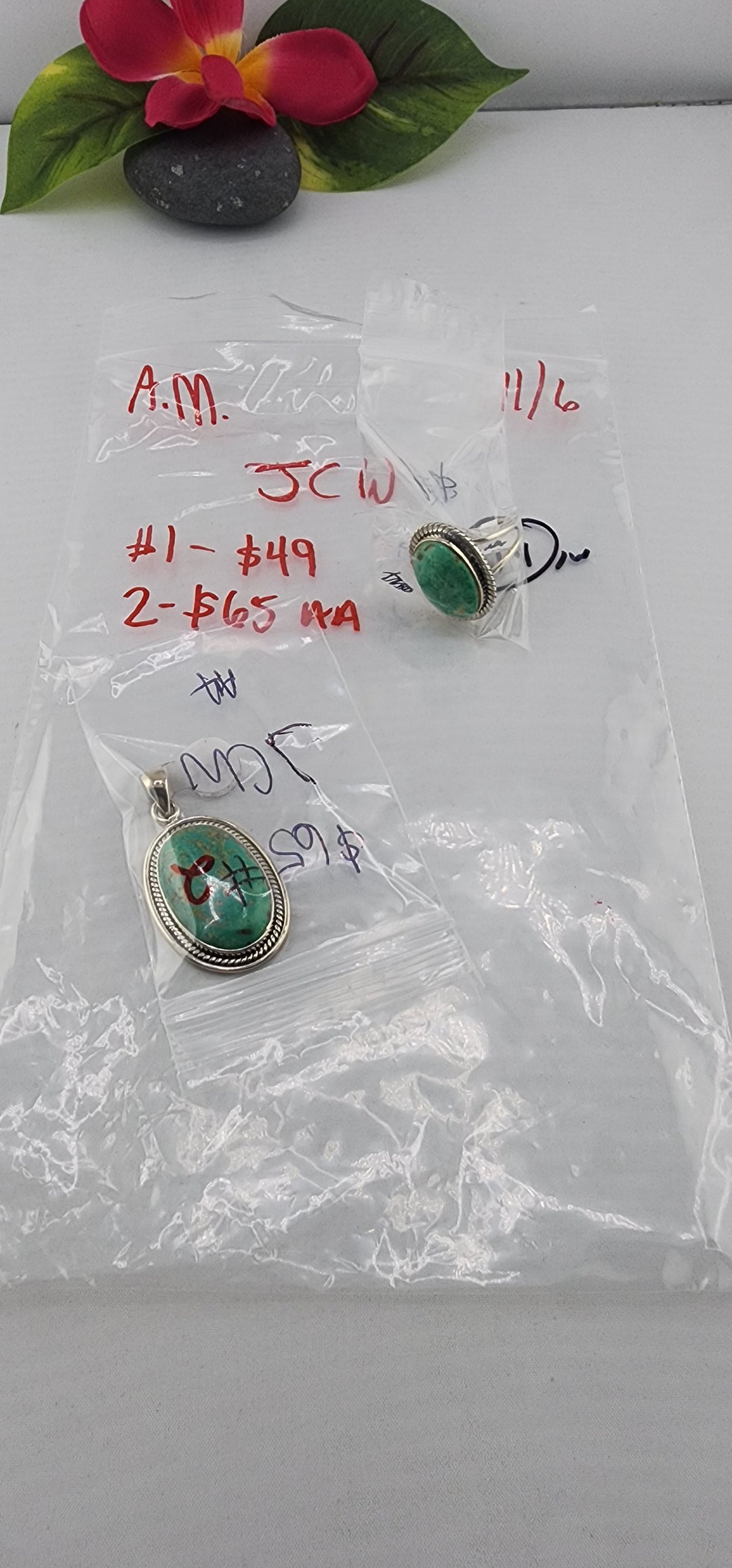AM SHOW 48HR RESERVED FOR: JCW - 11/6/2025 FL tiktok Live Show - 2 Sterling Silver Items