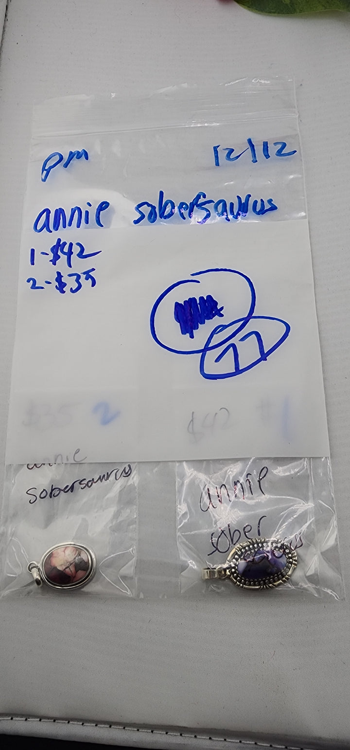 PM SHOW 48HR - RESERVED FOR: annie sobersaurus - 12/13/2025 tiktok Live Show - 2 Sterling Silver Items