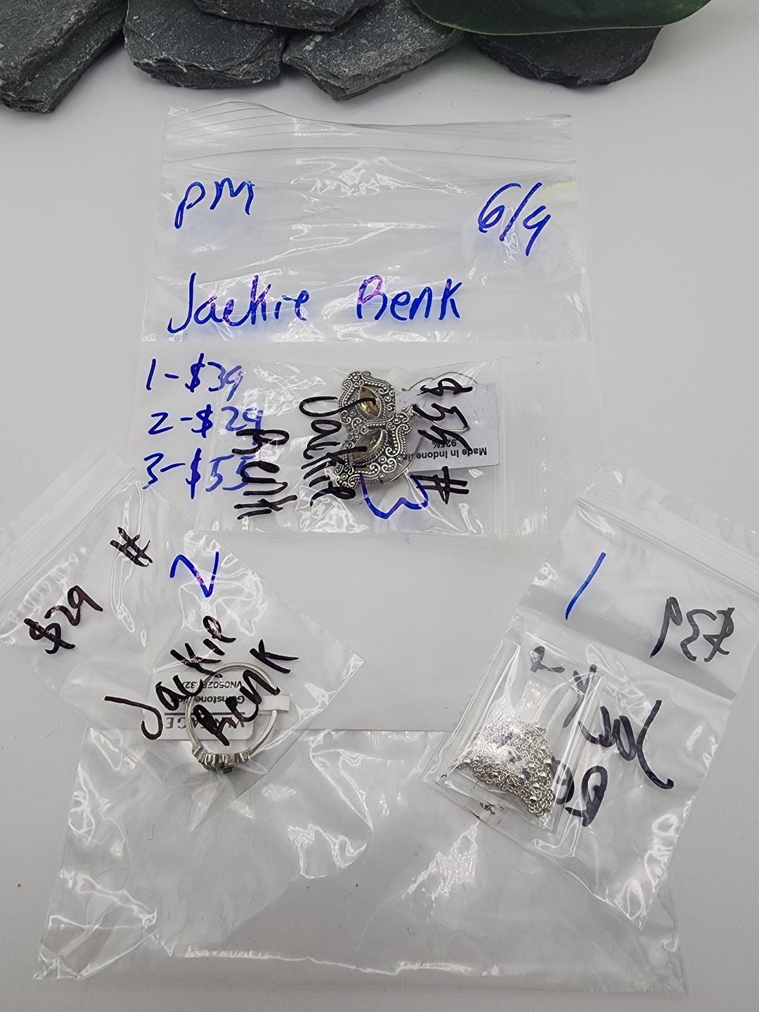 Jackie Renk - 6/9/26 PM - 3 925 Sterling Silver