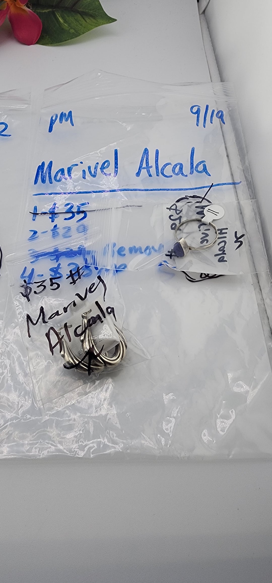 PM SHOW 48HR - RESERVED FOR: Marivel Alcala  - 9/19/2025 FL tiktok Live Show - 2 Sterling Silver Items