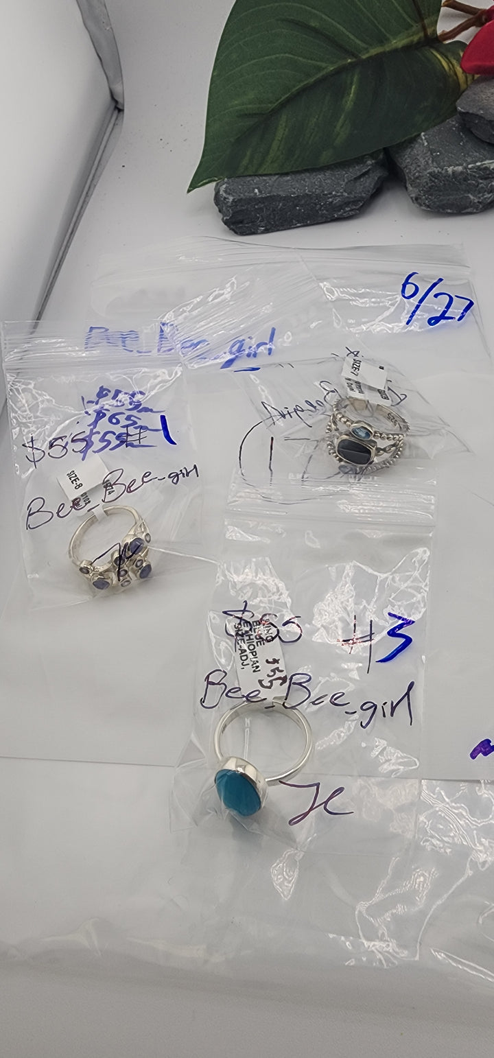 48HR - RESERVED FOR: Bee_Bee_girl - 6/27/2025 FL tiktok Live Show - 3 Sterling Silver Items
