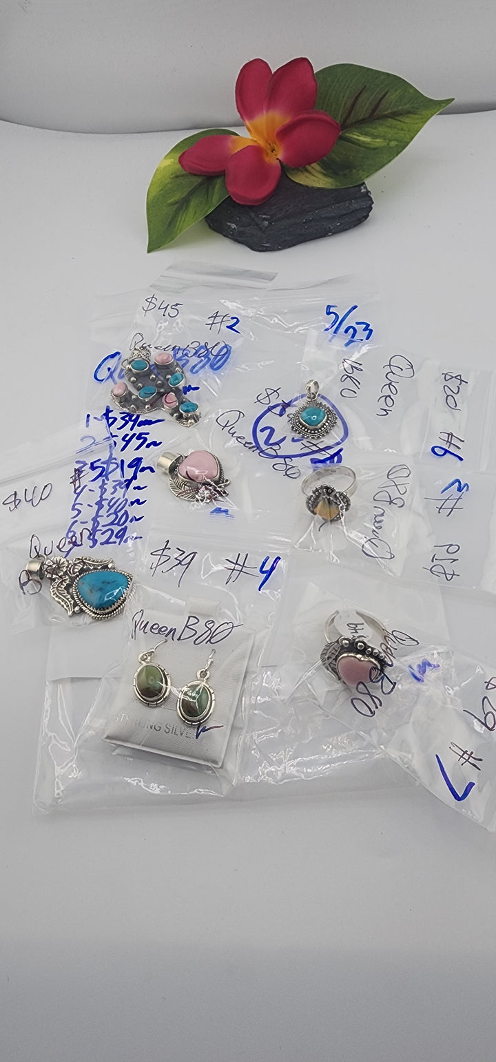 RESERVED FOR: QueenB80 - 5/23/2025 tiktok Live Show - 7 Sterling Silver Item